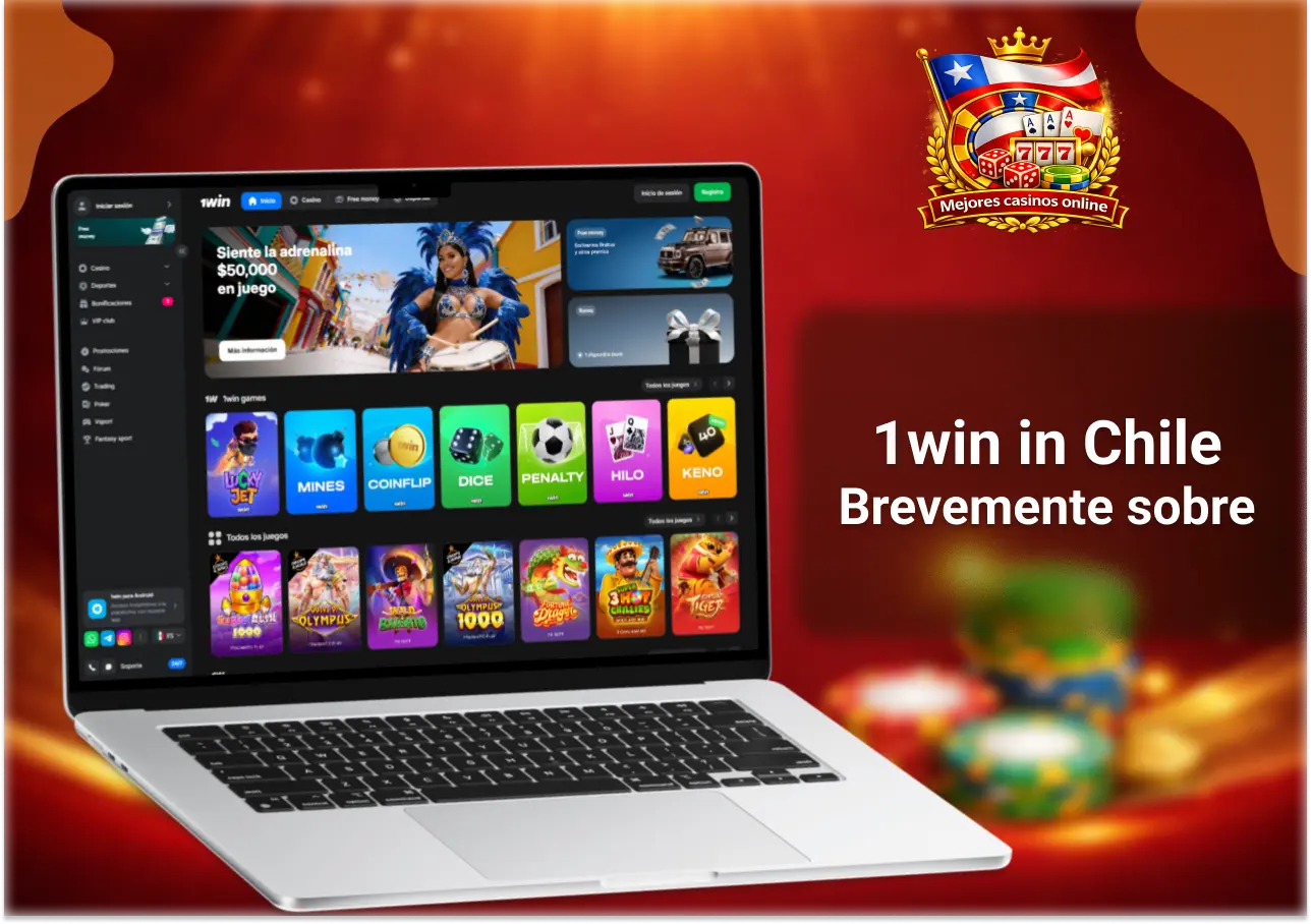 Información sobre 1win en Chile con casino online, promociones activas y apuestas deportivas
